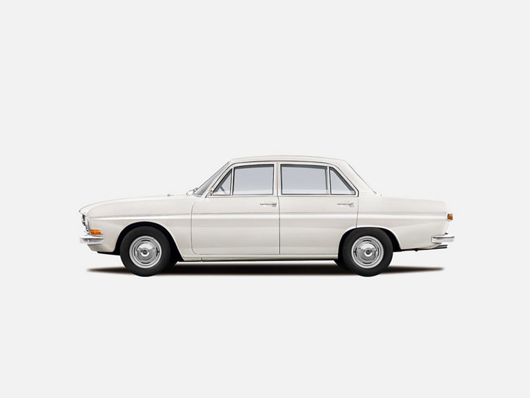 Illustration Auto Union Audi on a grey background